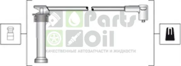 Высоковольтные провода провода зажигания комплект Magneti Marelli для Ford Mondeo III 2000-2007. Артикул 941318111300