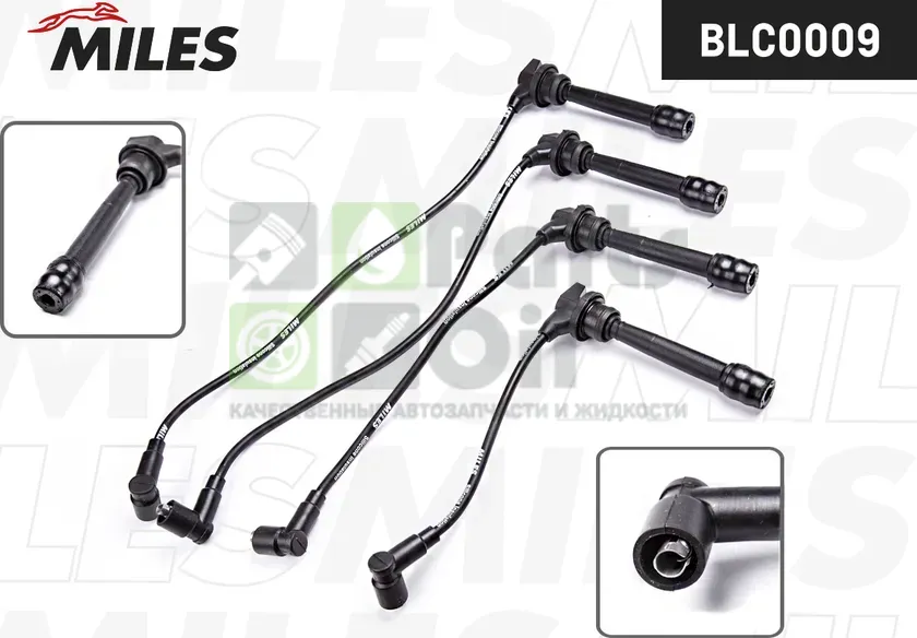 Высоковольтные провода провода зажигания комплект Miles для Hyundai Getz I 2002-2010. Артикул BLC0009