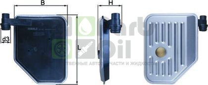 Фильтр АКПП Mahle-Knecht для Kia Spectra II 2004-2006. Артикул HX 156
