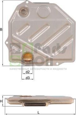 Фильтр АКПП Mahle-Knecht для Mercedes-Benz E-Класс I W124 1993-1998. Артикул HX 48