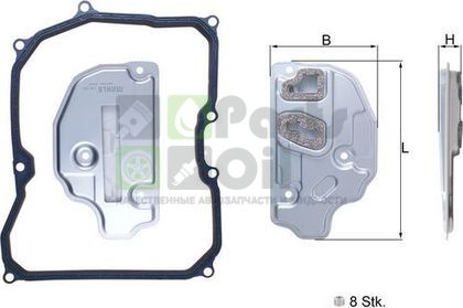 Фильтр АКПП Mahle для Audi A3 II 8P 2003-2013. Артикул HX 150KIT