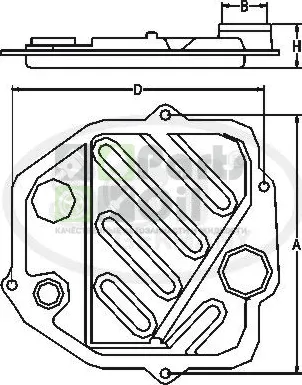 Фильтр АКПП SCT-Germany для Skoda Fabia III 2015-2024. Артикул SG 1724