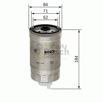 Фильтр топливный BOSCH 1457434187