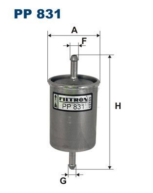 Фильтр топливный FILTRON PP831