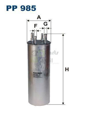 Фильтр топливный FILTRON PP985