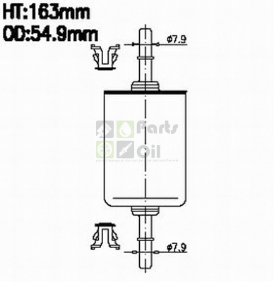 Фильтр топливный JS ASAKASHI FS618J