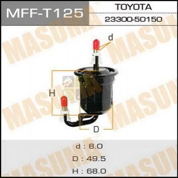 Фильтр топливный MASUMA MFFT125