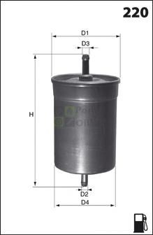 Фильтр топливный MECA FILTER ELE6065