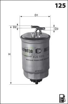 Фильтр топливный MECA FILTER ELG5212