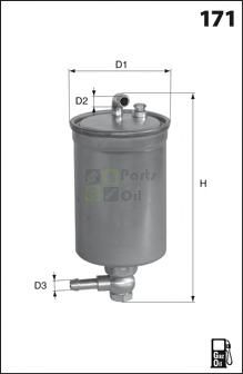 Фильтр топливный MECA FILTER ELG5338