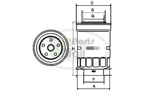 Фильтр топливный SCT ST307