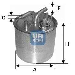 Фильтр топливный UFI 2400200