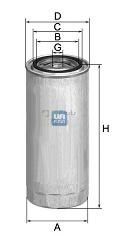 Фильтр топливный UFI 2441700