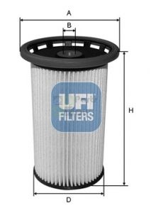Фильтр топливный UFI 2602500