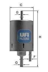 Фильтр топливный UFI 3183000