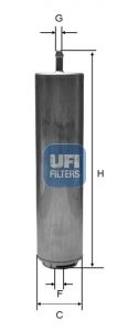 Фильтр топливный UFI 3185100