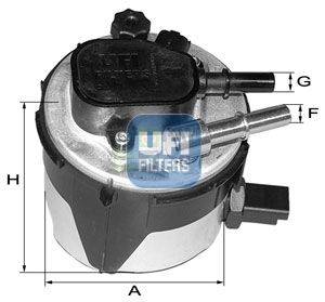 Фильтр топливный UFI 5517000
