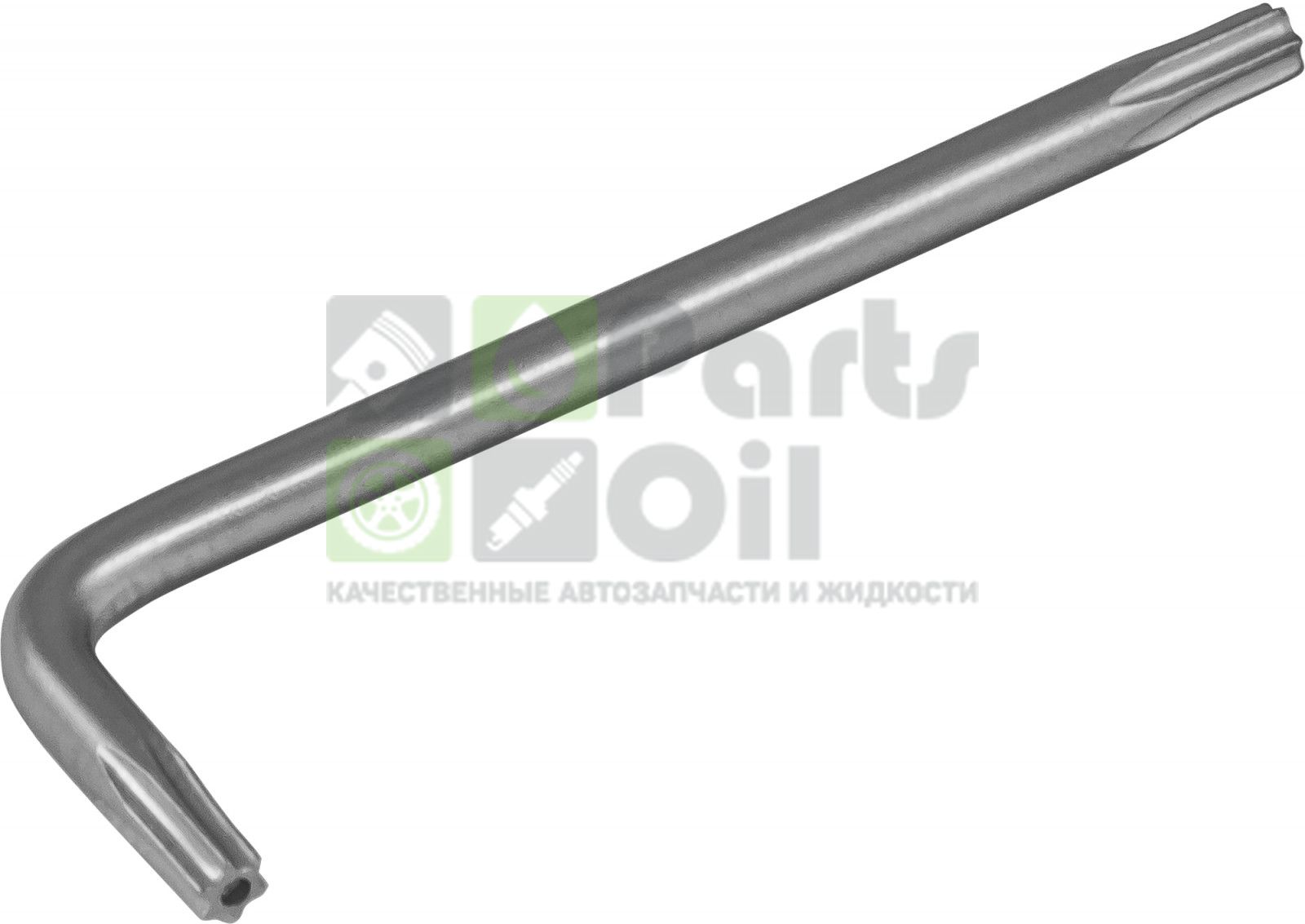 TTKS10 Ключ торцевой T-TORX короткий с центрированным штифтом, T10H Thorvik