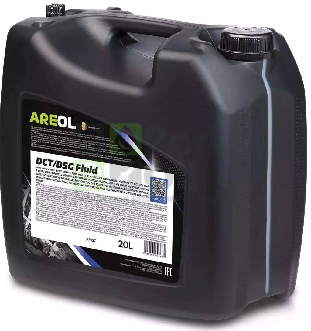Масло трансмиссионное AREOL DCTDSG Fluid АКПП синтетическое 20 л