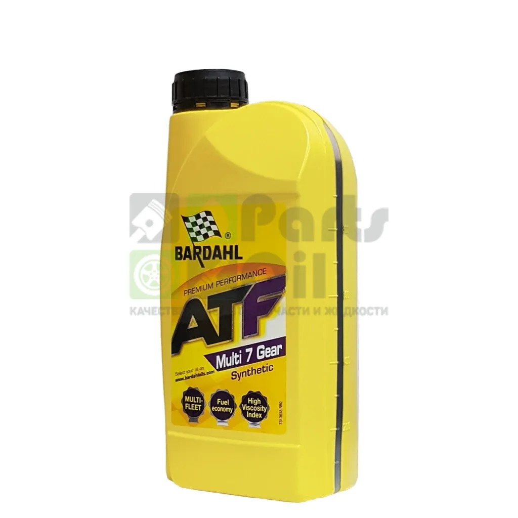 Масло трансмиссионное Bardahl ATF Multi 7 Gear АКПП синтетическое 1 л