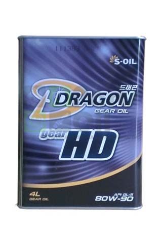 Масло трансмиссионное DRAGON DHD80w90_04 Gear HD SAE 80W-90 4л