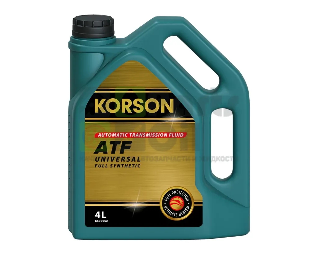Масло трансмиссионное KORSON Universal ATF АКПП синтетическое 4 л