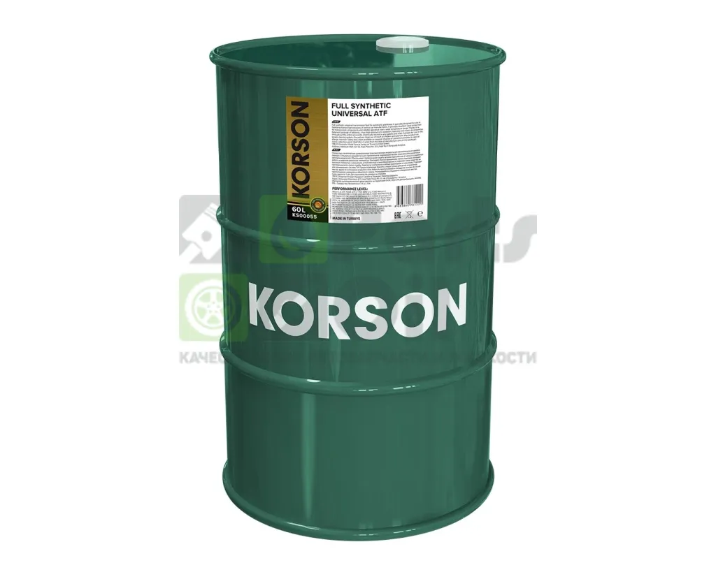 Масло трансмиссионное KORSON Universal ATF АКПП синтетическое 60 л