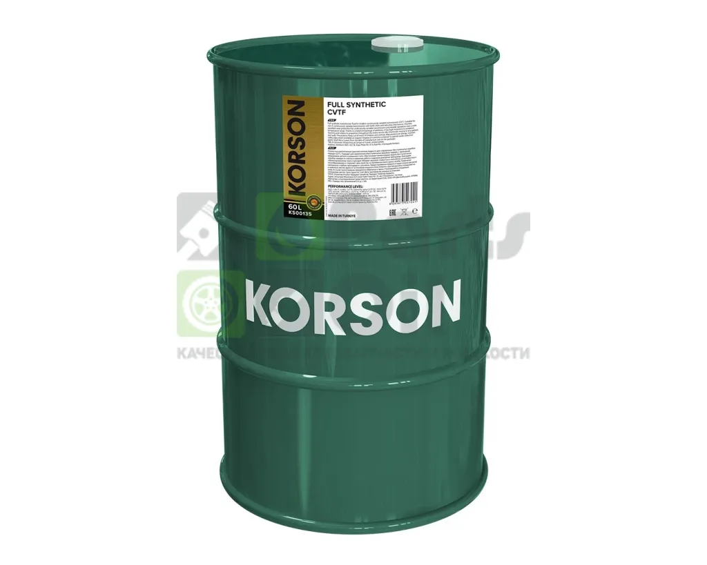 Масло трансмиссионное KORSON CVTF АКПП синтетическое 60 л
