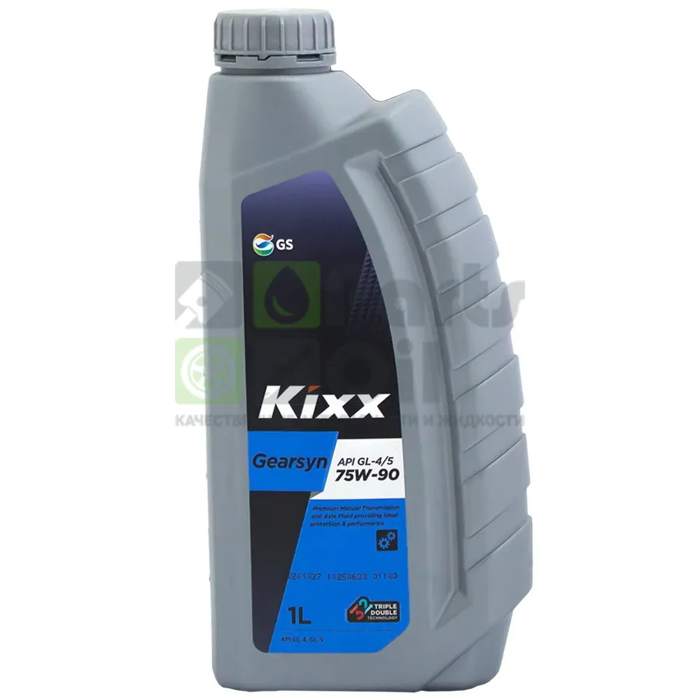 Масло трансмиссионное Kixx Gearsyn 75W-90 МКПП синтетическое 1 л