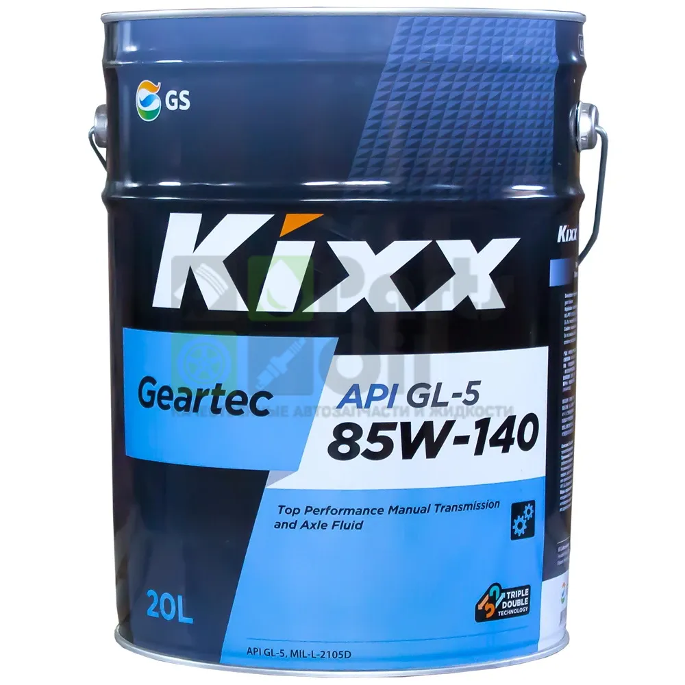 Масло трансмиссионное Kixx Geartec 85W-140 20 л