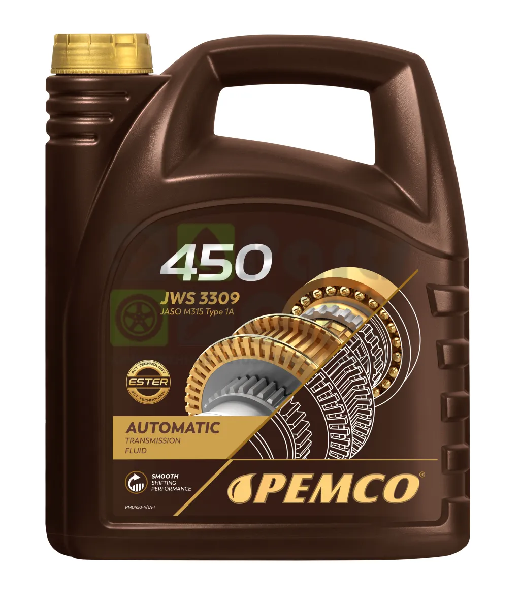 Масло трансмиссионное PEMCO 450 JWS 3309 АКПП синтетическое 4 л