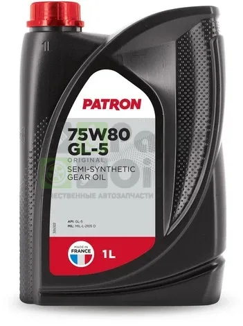 Масло трансмиссионное Patron GL-5 Original 75W-80 МКПП полусинтетическое 1 л