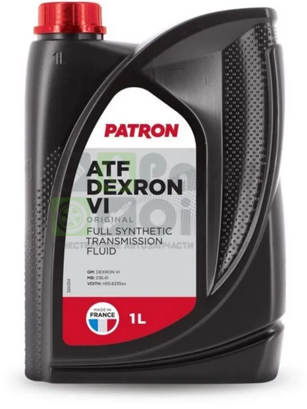 Масло трансмиссионное Patron ATF Dextron VI Original АКПП синтетическое 1 л