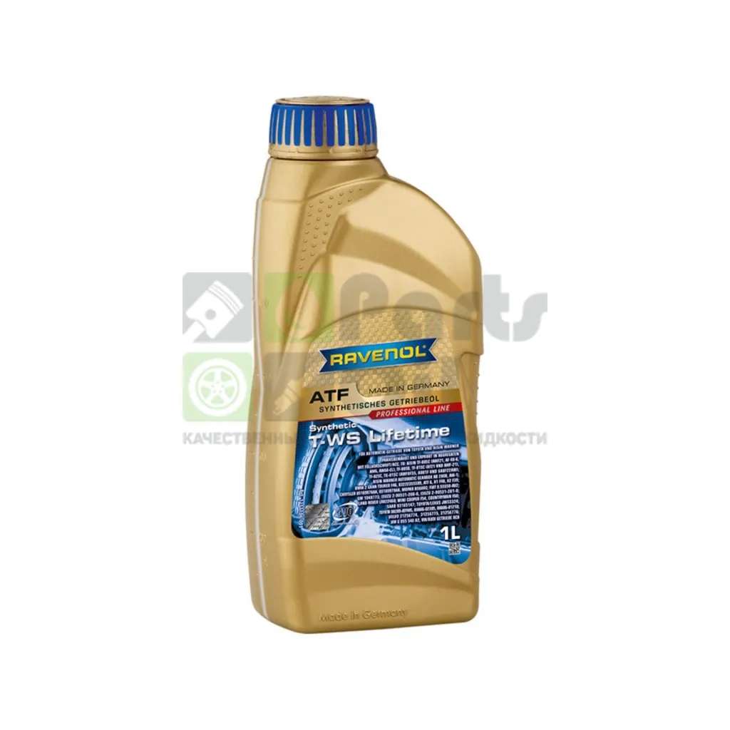 Масло трансмиссионное Ravenol ATF T-WS Lifetime Fluid АКПП синтетическое 1 л