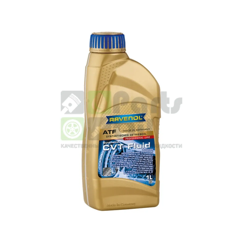 Масло трансмиссионное Ravenol CVT Fluid АКПП синтетическое 1 л