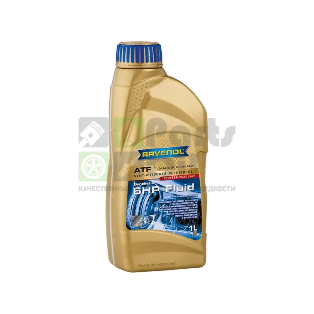 Масло трансмиссионное Ravenol ATF 6 HP Fluid АКПП синтетическое 1 л