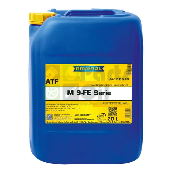 Масло трансмиссионное Ravenol ATF M 9FE-Serie АКПП синтетическое 20 л