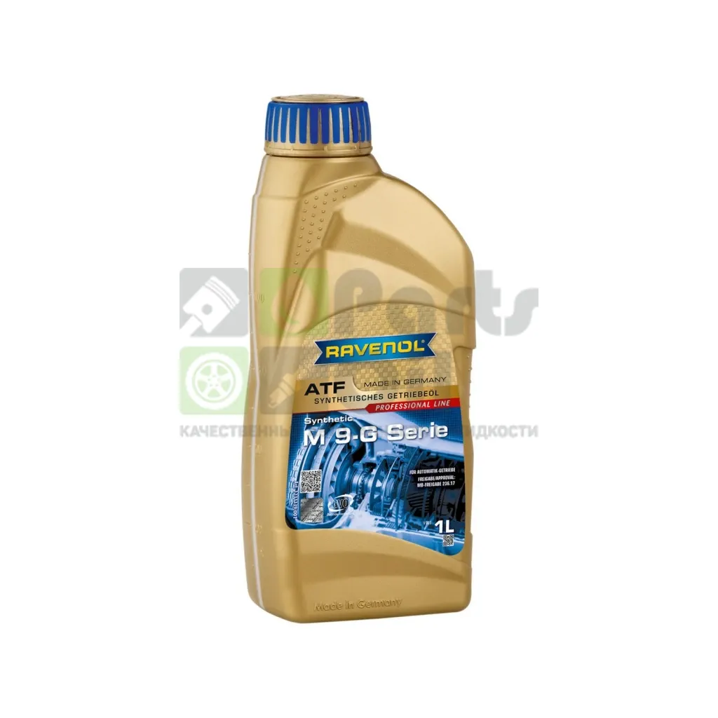 Масло трансмиссионное Ravenol ATF M 9-G Serie АКПП синтетическое 1 л