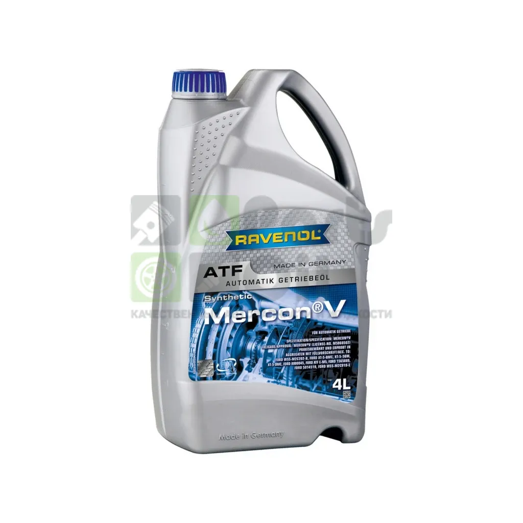Масло трансмиссионное Ravenol ATF Mercon V АКПП синтетическое 4 л