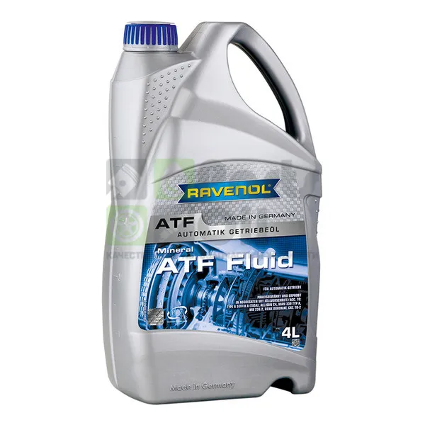 Масло трансмиссионное Ravenol ATF Fluid АКПП минеральное 4 л