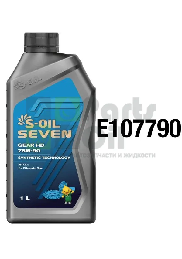 Масло трансмиссионное S-OIL Gear LSD 75W-90 1 л