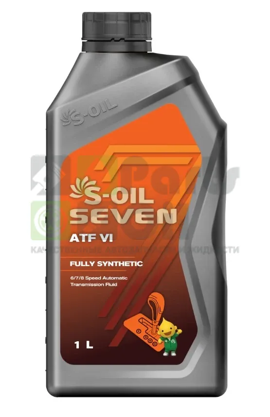 Масло трансмиссионное S-OIL ATF VI 1 л