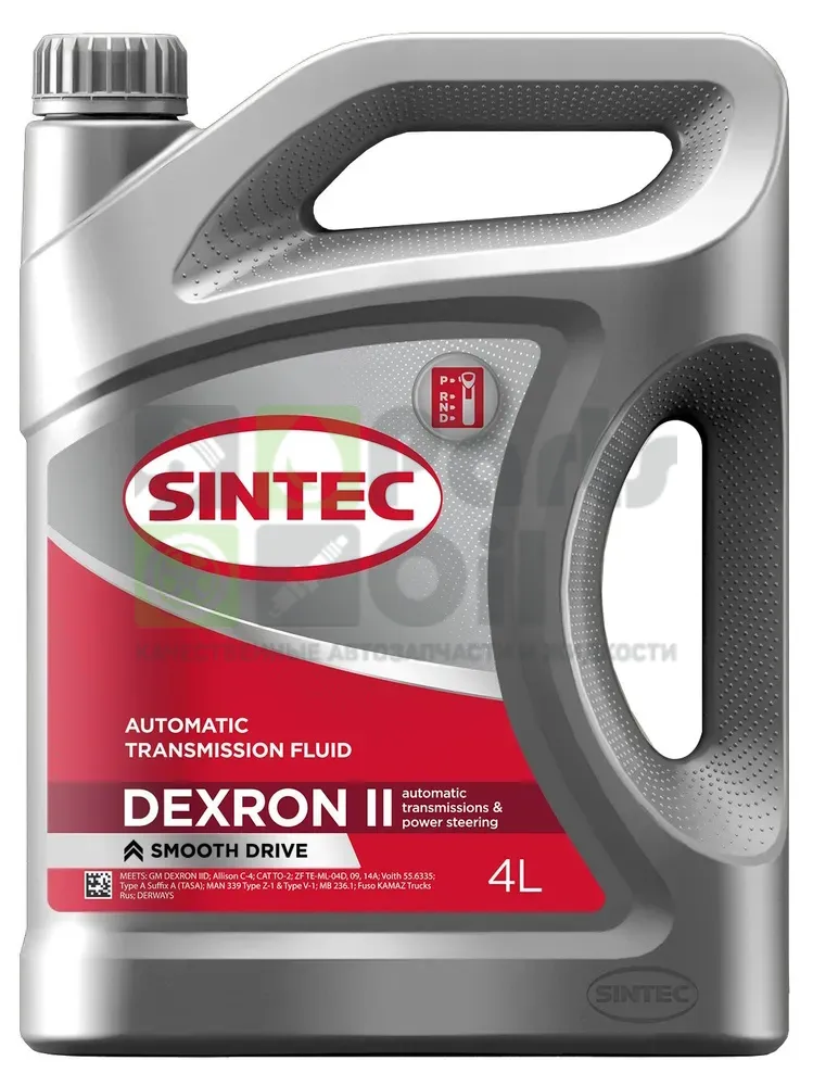 Масло трансмиссионное Sintec ATF Dexron II АКПП минеральное 4 л