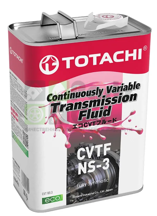Масло трансмиссионное Totachi CVTF NS-3 АКПП синтетическое 4 л