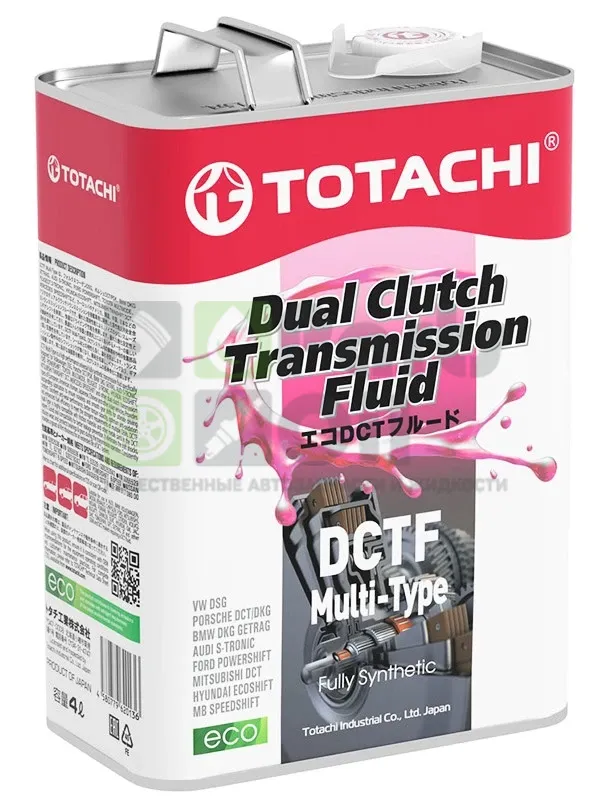 Масло трансмиссионное Totachi DCTF Multi-Type АКПП синтетическое 4 л