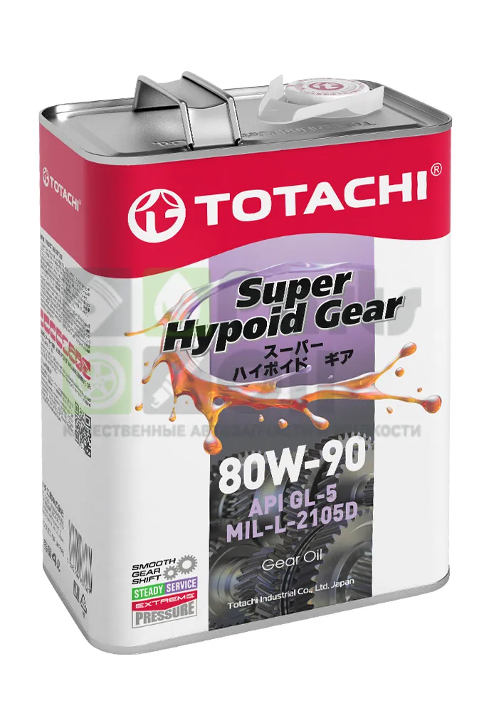 Масло трансмиссионное Totachi Super Hypoid Gear 80W-90 МКПП 4 л