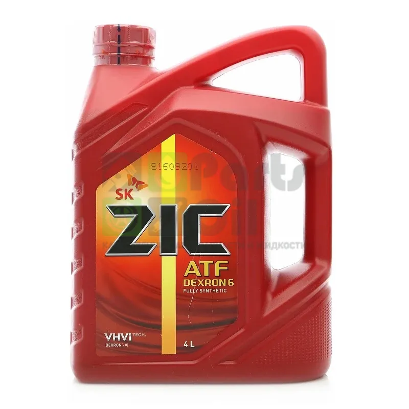 Масло трансмиссионное ZIC 8207 ATF Dexron 6 4 л