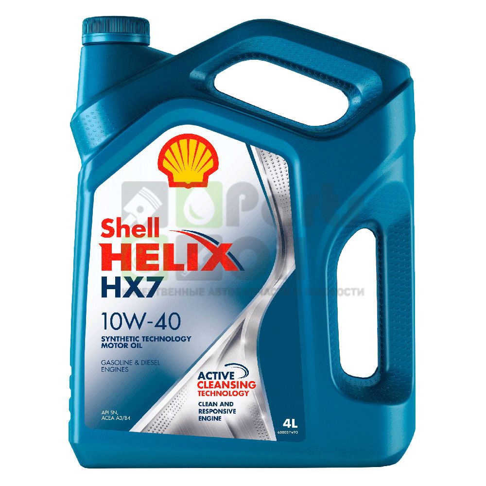 Моторное масло SHELL HELIX PLUSHX7 10W40 4L арт. 550040315