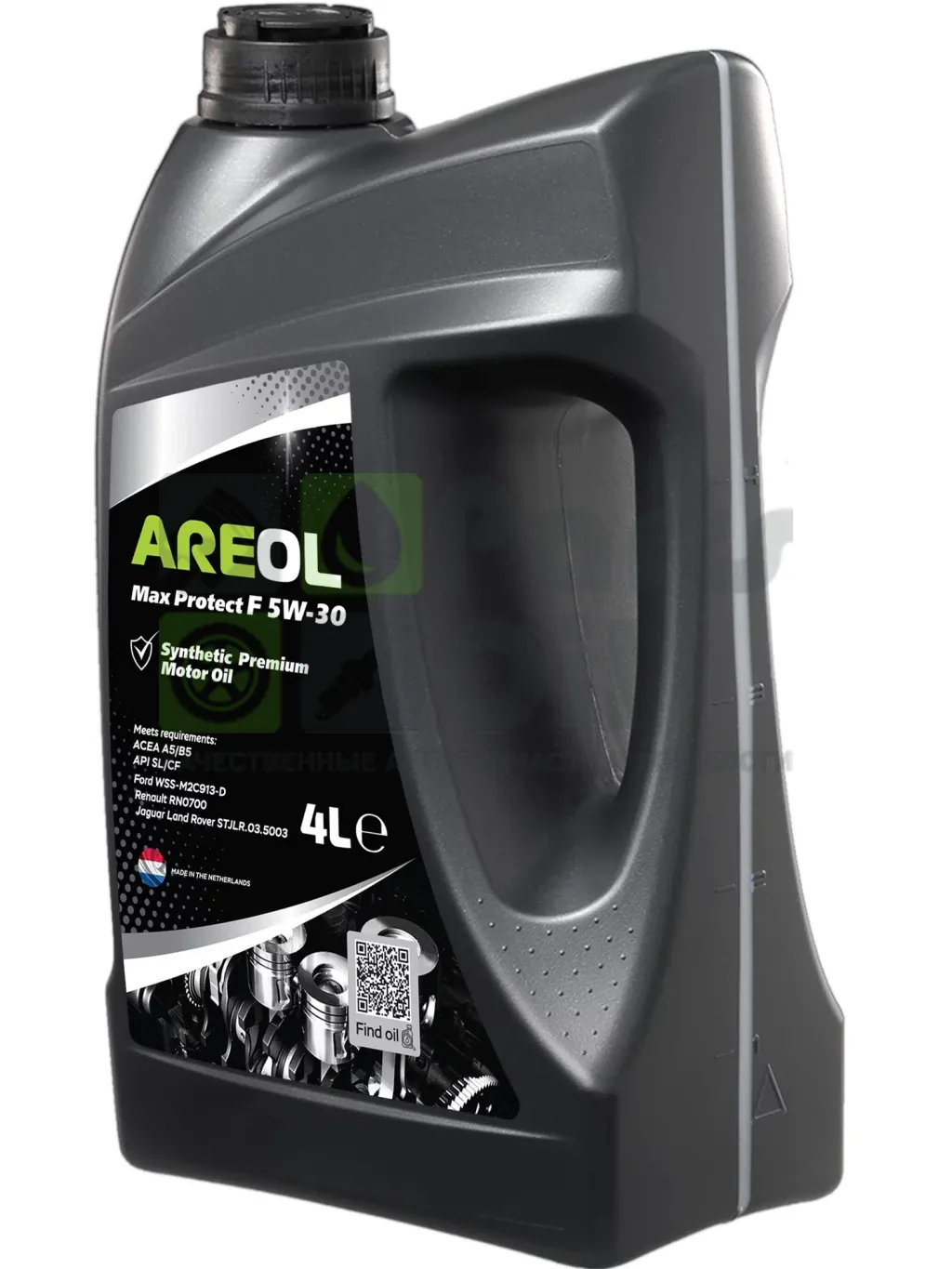 Моторное масло AREOL Max Protect F 5W-30 синтетическое 4 л