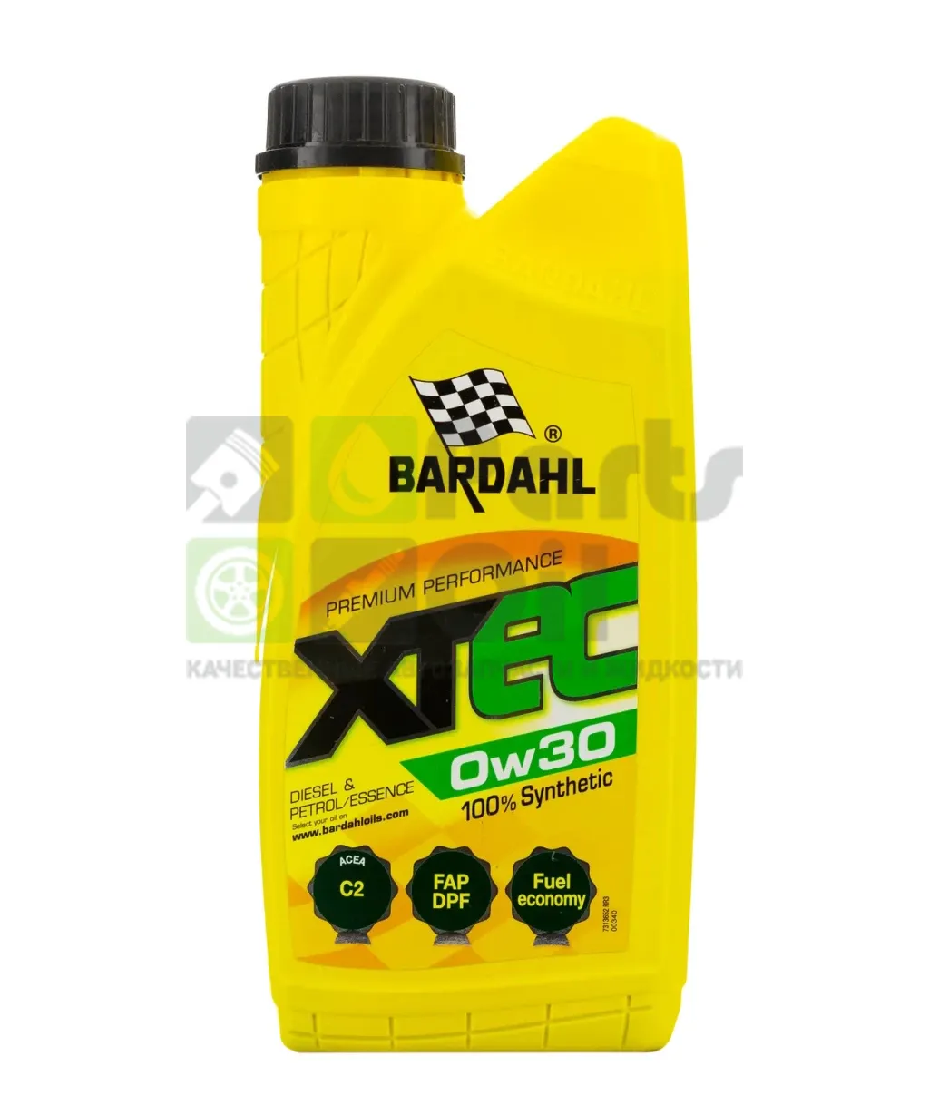 Моторное масло Bardahl XTEC 0W-30 синтетическое 1 л